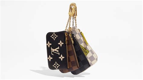 louis vuitton key pouch sold out everywhere|authentic Louis Vuitton keychain.